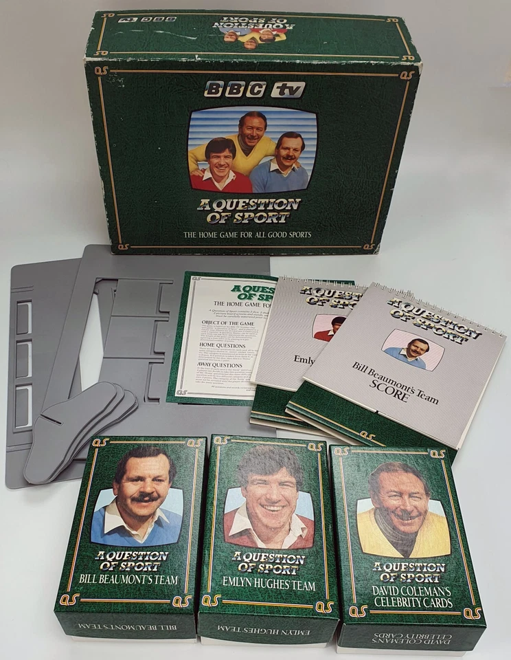 BBC A Question of Sport Board Game 1986 COMPLETE Mike Tyson & Rare Rookie Cards - Image 4 of 4