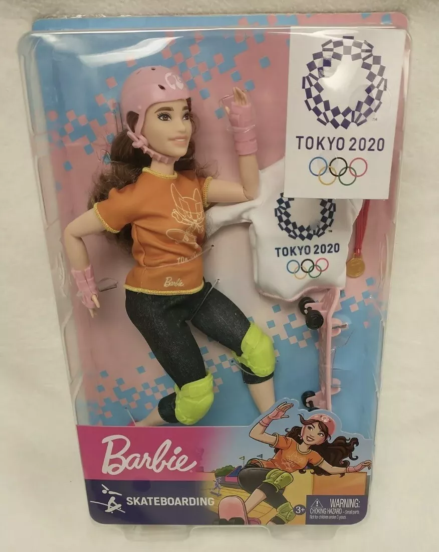 Boneca Barbie Jogos Olimpicos Tokyo 2020 Softball Morena - Kiko Brinquedos