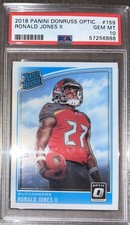 2018 Panini Donruss Optic Ronald Jones II Psa 10