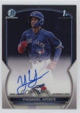 2023 Bowman Chrome Prospect Auto Yhoangel Aponte #CPA-YA Auto 6o3
