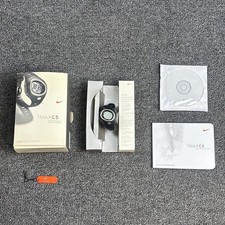Reloj Nike Triax C5 SM0015 Hombre Gris Acero Inoxidable 50m Luz Fecha Alarma ECG HR