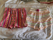 NEXT Primark 2-Piece Baby Girls Jersey Cotton Striped Shorts Set 3-6 Months