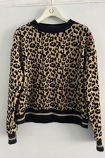 Felpa Fred Perry x Amy Winehouse Leopard Spot UK 12 ottime condizioni
