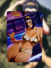 Faye Valentine Cowboy Bebop Anime Waifu Sexy Goddess Doujin Lewd Hentai Card