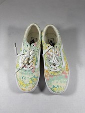 Vans Ward Psychedelic Ws Tie Dye Lace Up Classic Logo Sneakers Multicolor Sz 9.5