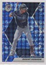 2021 Panini Mosaic Rookie Blue Camo Mosaic Prizm Brent Rooker #226 0rm6