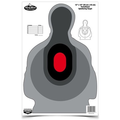 Birchwood Casey 12x18'' Dirty Bird Transitional Silhouette Target 8-Pack - BC-...
