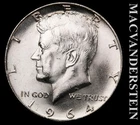 1964 Silver Kennedy Half Dollar - Choice Gem Brilliant Unc  Lustrous  #L4907
