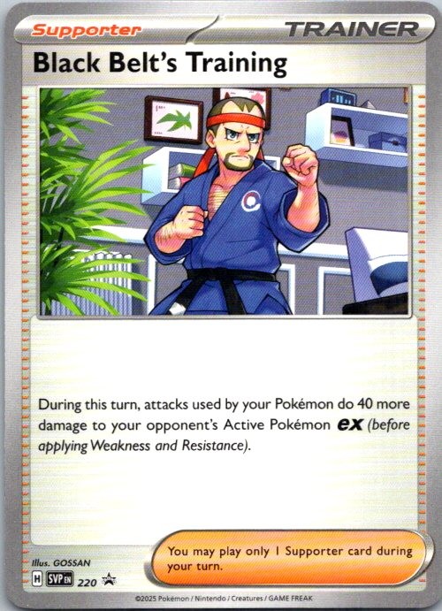 Black Belt's Training SV: Scarlet & Violet Promo Cards 220 NM