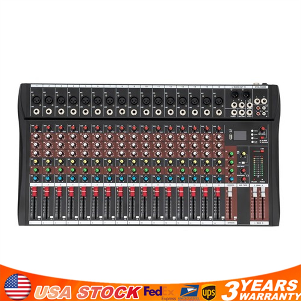 16 Channel Professional Mixer Power Mixing  16 DSP USB NEW