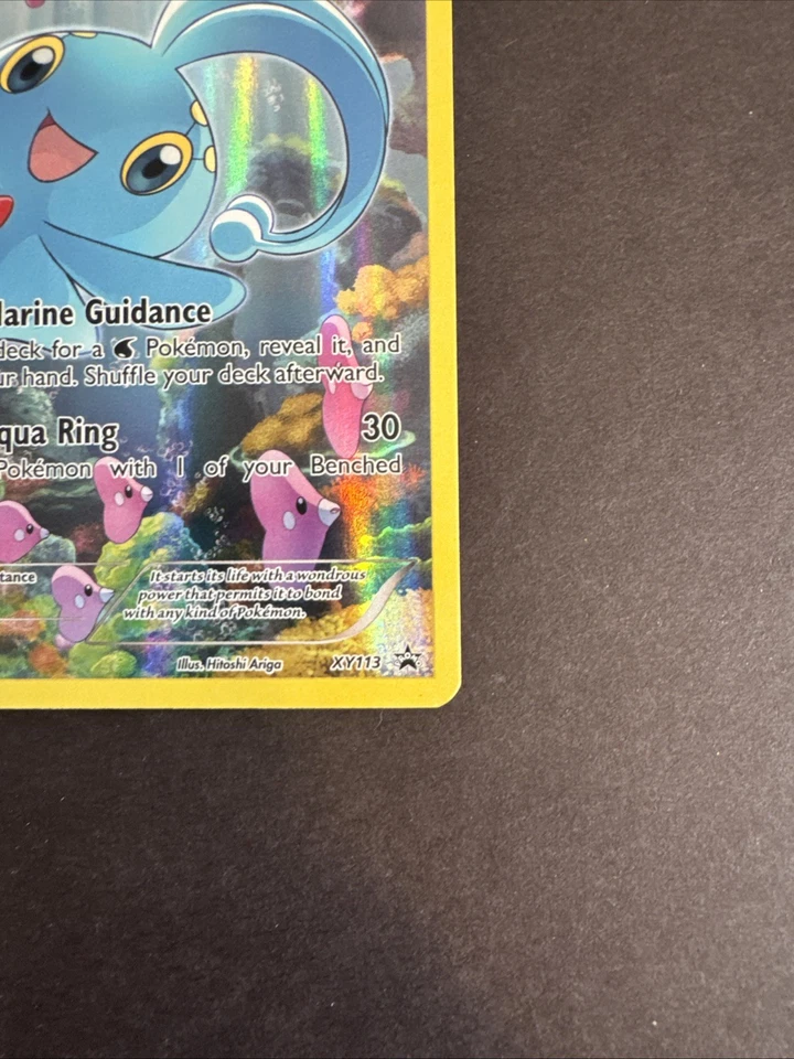 Manaphy XY113 Promo Pokemon Card TCG Full Art 2016 NM/VLP - Image 4 of 4