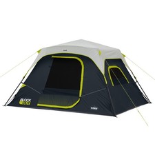 Blackout 6 Person Instant Cabin Tent Pop Up Dark Room 60 Second Setup CORE Easy