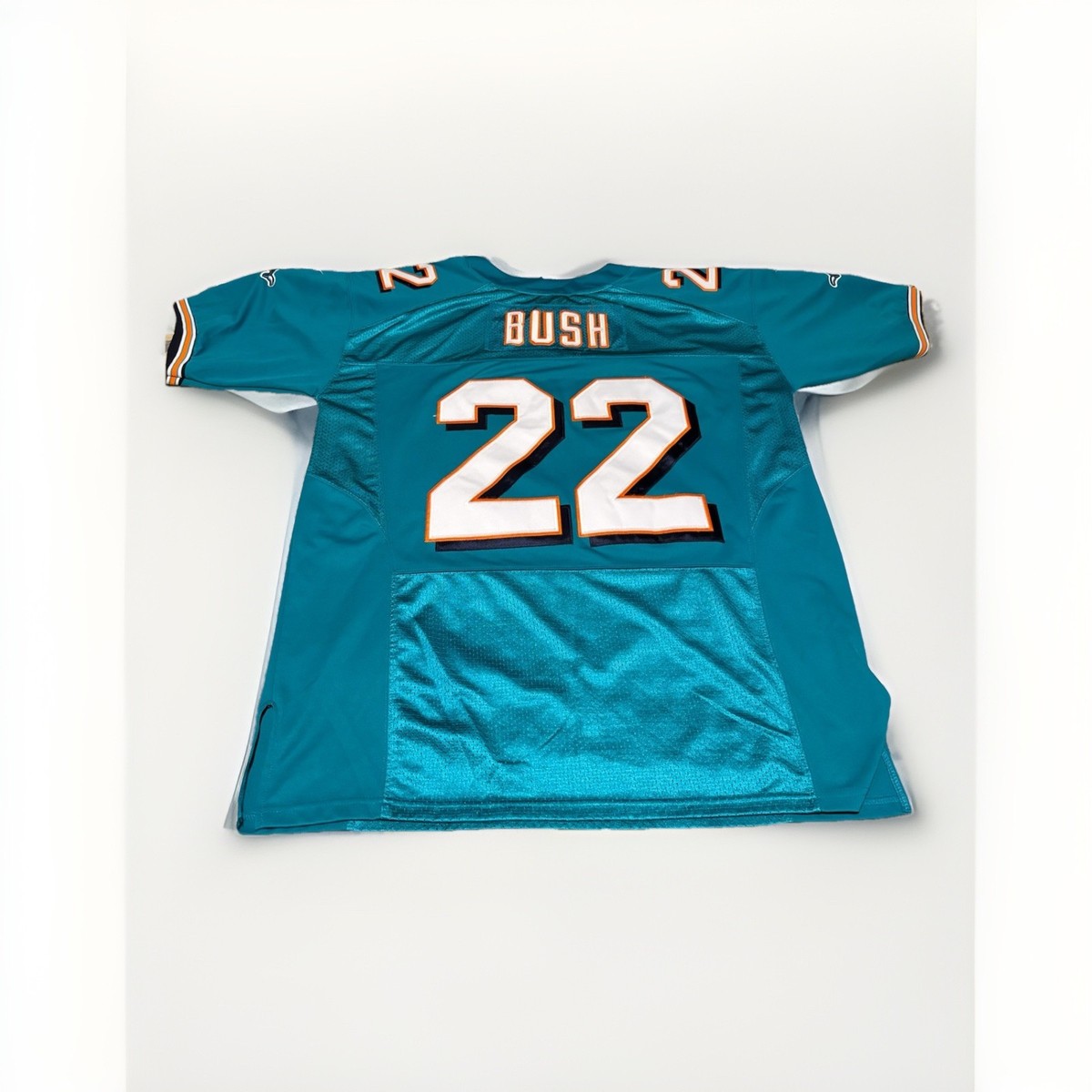 Nike NFL Miami Dolphins Reggie Bush 22 Teal Football Jersey Mens