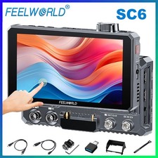 FEELWORLD SC6 6" 1500nits High Brightness Camera Field Monitor 3G-SDI 4K HDMI