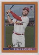 2021 Bowman 1991 Bowman Orange Refractor 13/25 Dylan Carlson #91B-DC fo7