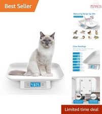 Pet Scale Digital for Small Cats and Animals 0.1oz-33lbs LCD Display