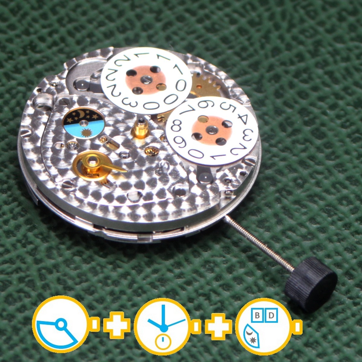 Automatic movement SOPROD A10 C120 11 1/2''' SC Big Date @12 comp