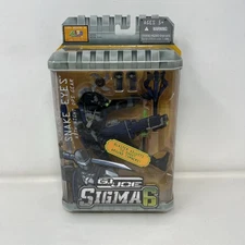 Hasbro GI Joe Sigma 6 Snake Eyes Action Figure With Night Ops Gear New