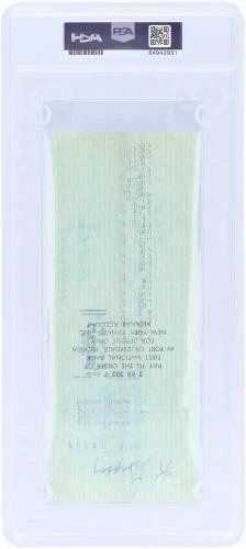 Ken Griffey Sr. New York Yankees Signed Check from March 22, 1985 - PSA 84942931 - Image 2 of 2