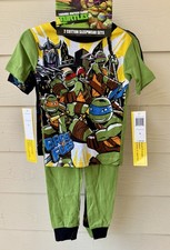 Nickelodeon Teenage Mutant Ninja Turtles Boys  4pc Cotton Pajama Pant Set,4,8,10