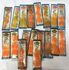 Vintage Tom Mann's Sting Ray Grub Lot One Fishing Lures 18 Packs