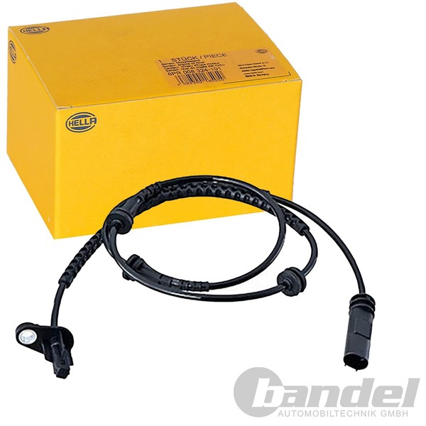 Hella ABS-SENSOR Raddrehzahl Vorderachse Passend FüR BMW 2 3 4 | 6PU 358 216-051-image