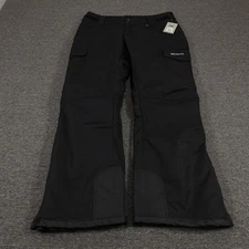 Arctix Snow Pants Womens XL Black Insulated Cargo Ski Snowboard 31L Regular
