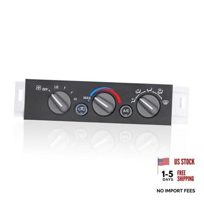 HVAC A/C Heater Climate Control Panel Module with Blower Motor Switch 599-007