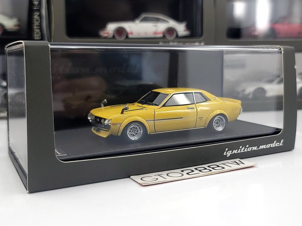 Ignition Model 1:43 scale Toyota Celica 1600GTV(TA22) Yellow /JDM
