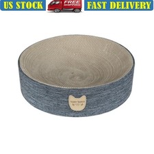 Cat Scratcher Bowl Cozy Curling Bed Replaceable Reversible Scratching Pad Cats