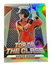 Panini 2020 Prizm Baseball Hunter Bishop Giants Top of the Class TOC-10