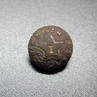 Original Confederate Mississippi I Infantry Cuff Button Dug Civil War Relic CSA