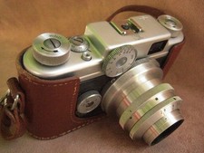 Argus C-4 35mm Camera in case Ex. Lenses, Accessories, Flash, Manual L K