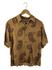 WACKO MARIA Aloha Shirt M Rayon BRW All Over Pattern