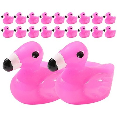 50 Pcs Tiny Resin Tiere Mini-Gnome Aus Kunstharz Flamingo Cake Topper