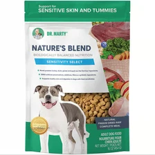 Dr. Marty Nature's Blend Sensitivity Select Freeze-Dried Raw Dog Food 16 oz Bag