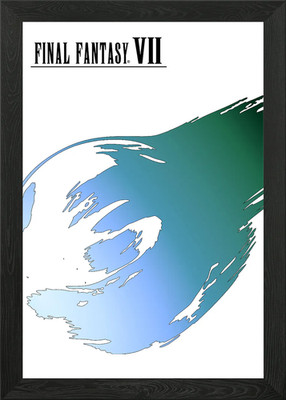 Final Fantasy VII Framed Wall Art Poster Canvas Print Picture