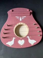 VINTAGE WOODEN DOOR HARP No Balls