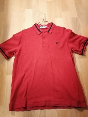 Vintage Red Fred Perry Hemd Polo Shirt | Mens Vintage Fred Perry Polo Shirt 
