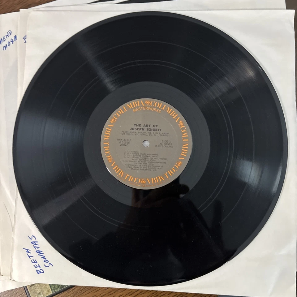 Rare ART OF JOSEPH SZIGETI-NM1972 6LP BOX MONO 80TH BIRTHDAY SET w/ BOOKLET - Image 4 of 4