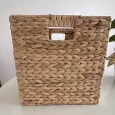 Casafield 12" Foldable Wicker Storage Baskets Natural Set of 2