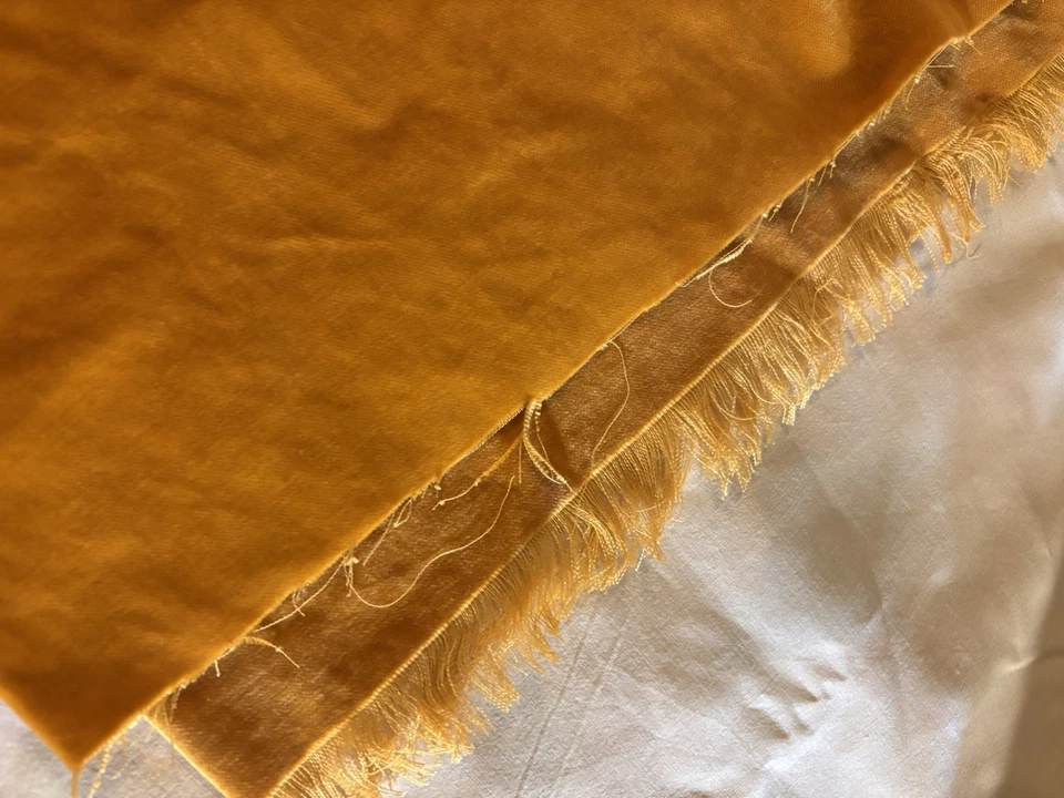 3 yardas. X 54” W Pana Algodón Dorado Foto 3 de 4