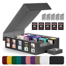 Trading Card Storage Box, 5 Row, Holds 3900 Cards, Commander Display