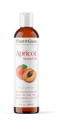Apricot Kernel Oil 8 fl. oz. Cold Pressed 100% Pure 8 Fl Oz (Pack of 1) 