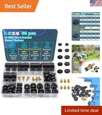 High-Quality Neoprene Faucet Washers Kit with Brass Screws for Quick Repairs