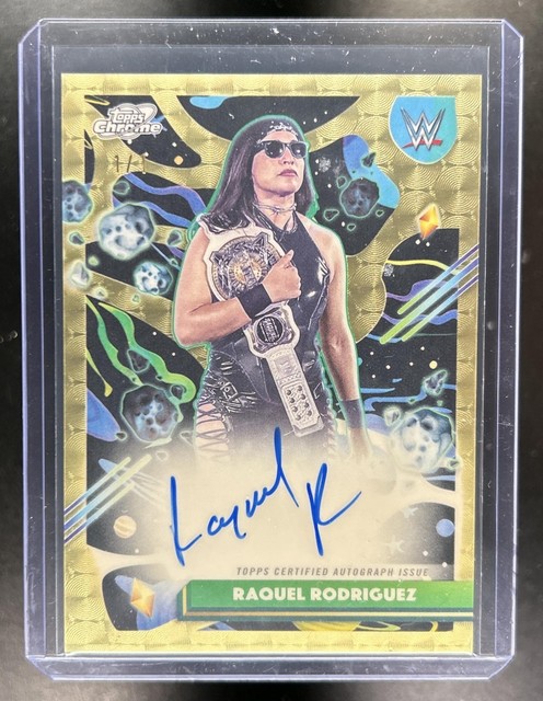 2026 Topps Cosmic Chrome WWE Raquel Rodriguez Auto SP Refractor SuperFractor 1/1