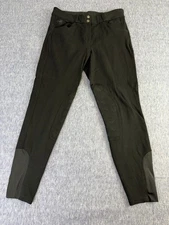 Piper By Smartpak Riding Pants Black Equestrian Breeches 32R