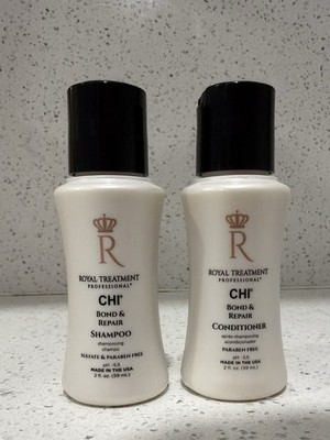 Chi Royal Treatment Bond & Repair Shampoo & Conditioner 2oz New & Authentic