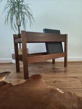Richard Hornby Teak Magazine Rack Record LP Holder Fyne Ladye Mid Century Modern
