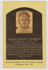 1964 National Baseball Hall of Fame and Museum Postcards Mickey Cochrane HOF 3d5